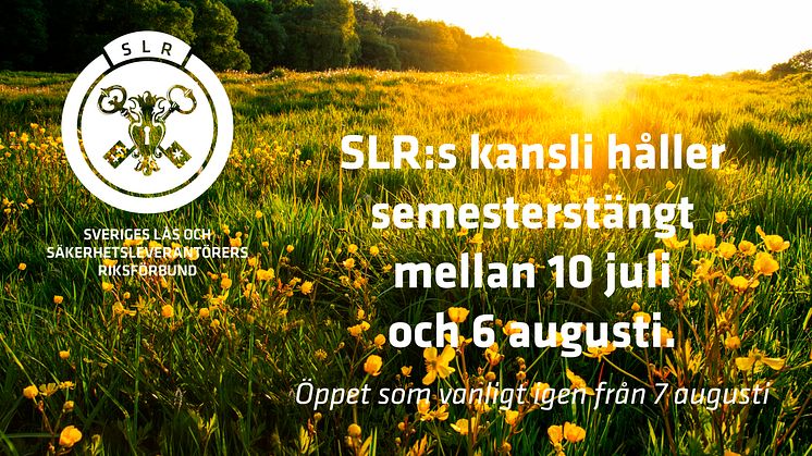 Vi ses i augusti!