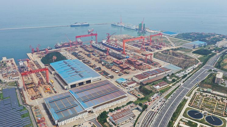 Kongsberg Maritime is to supply China Merchants Jinling Shipyard (Weihai) with systems for two RoPax vessels 