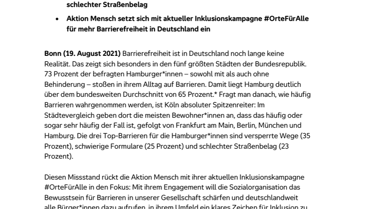 #OrteFürAlle - Hamburg