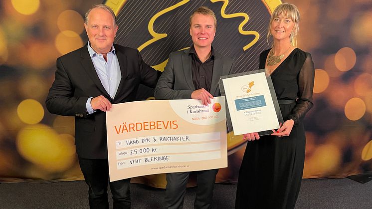 Årets vinnare av #Tillsammanspriset är Hanö Dyk och Ribcharter. 