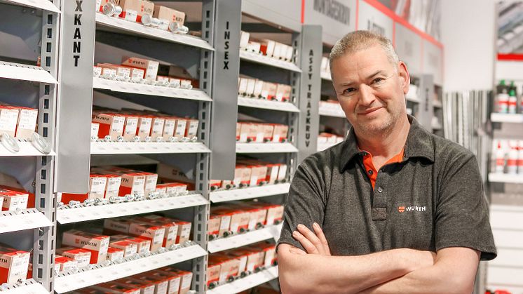 Peter Nyström är produktchef för fästelement på Würth Svenska AB