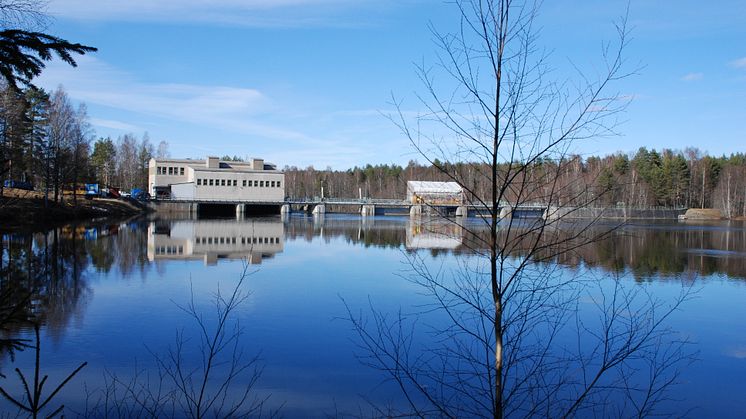 Edsforsens kraftstation i Klarälven.