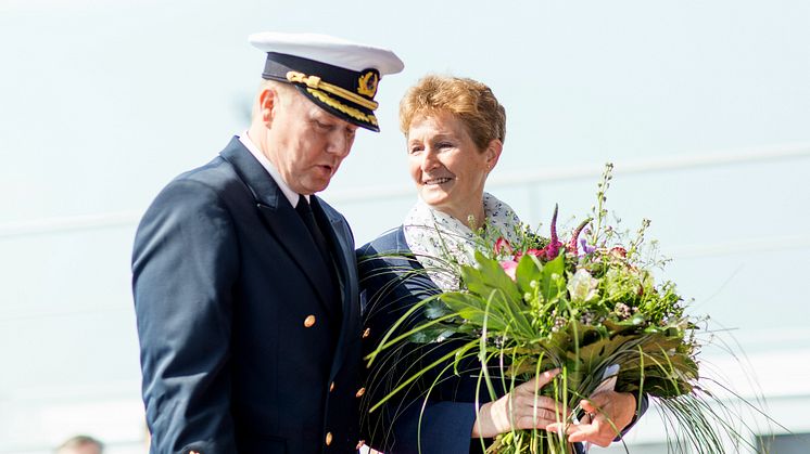 Scandlines' neue Hybridfähre auf den Namen "Berlin" getauft