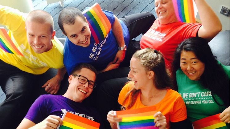 Regnbågen intar Clarion Hotel under Stockholm Pride