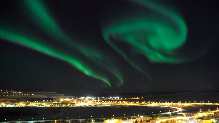 Aurora över kiruna