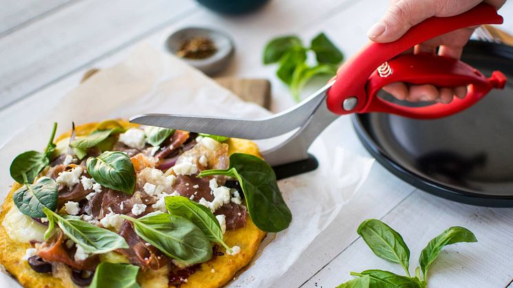 Pizzasaxen ger fina pizzabitar snabbt och enkelt
