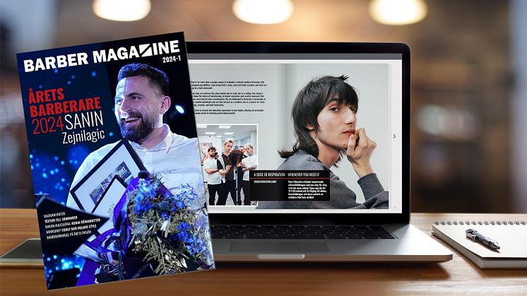 Svenska barberarbranschen lyfts i ett 126 sidor nytt onlinemagasin