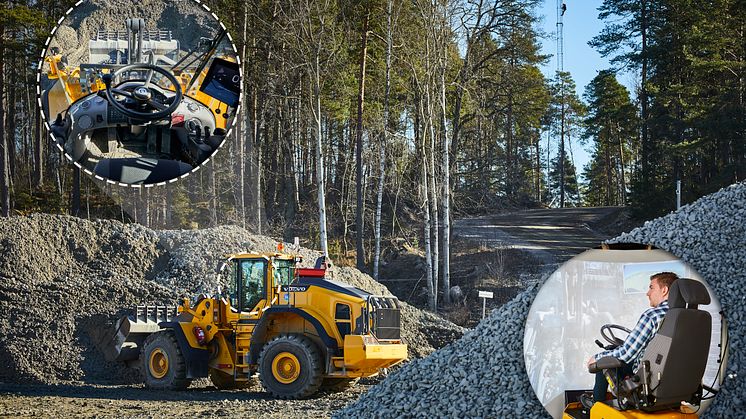Fjärrstyrda hjullastare testas när Volvo CE får Sveriges första 5G-nät för industrin