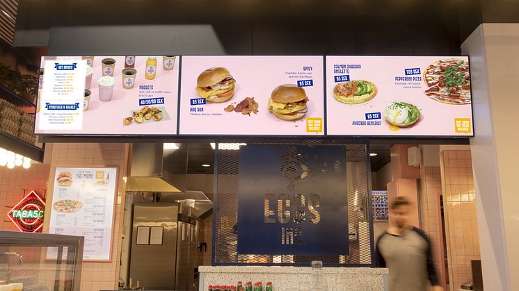 Eggs Inc's mallbaserade menyrad sätter maten i fokus