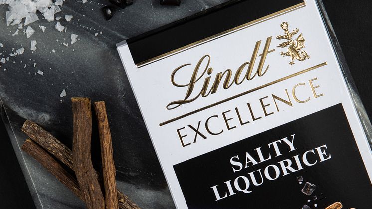 Lindt & Sprüngli som är kända för sin expertis inom sektionen mörk choklad lanserar nu EXCELLENCE Salty Liquorice.