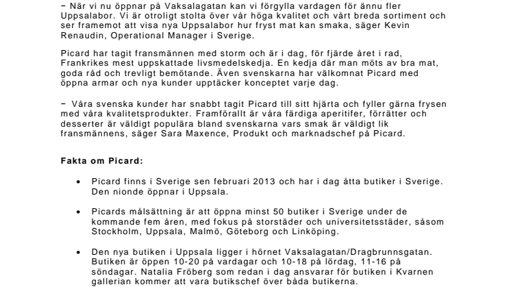 Fransk matkultur till Uppsala