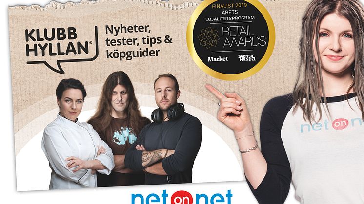 NetOnNet är finalist i årets Retail Awards 2019
