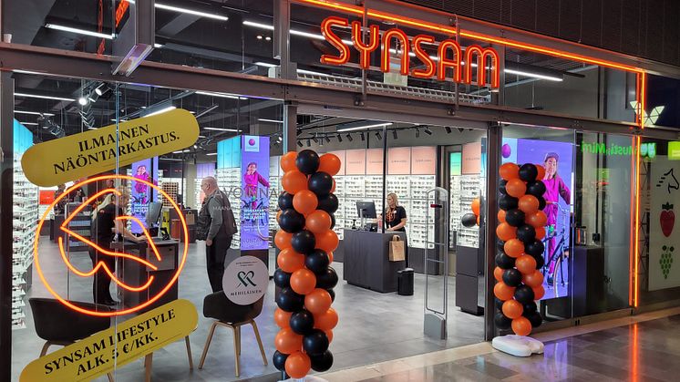 Neljäs Synsam-myymälä Turun alueelle, uusi Synsam Skanssi aukesi 15.9.