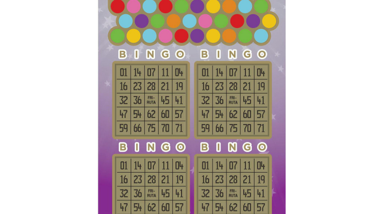 Miljonlotteriet lanserar nya skraplotten Guldbingo