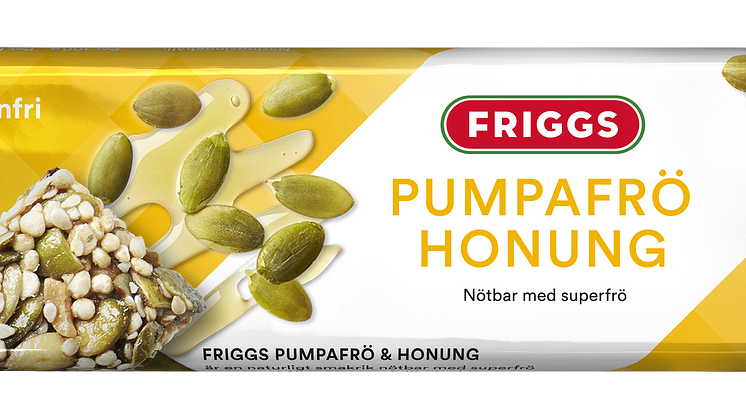Friggs nøttebar med gresskarfrø og honning