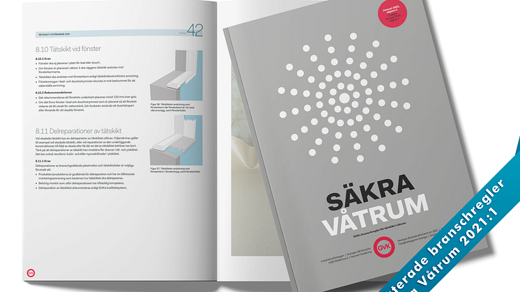 I de uppdaterade branschreglerna Säkra Våtrum 2021:1 är det ett krav att fönster placeras utanför plats för bad eller dusch.