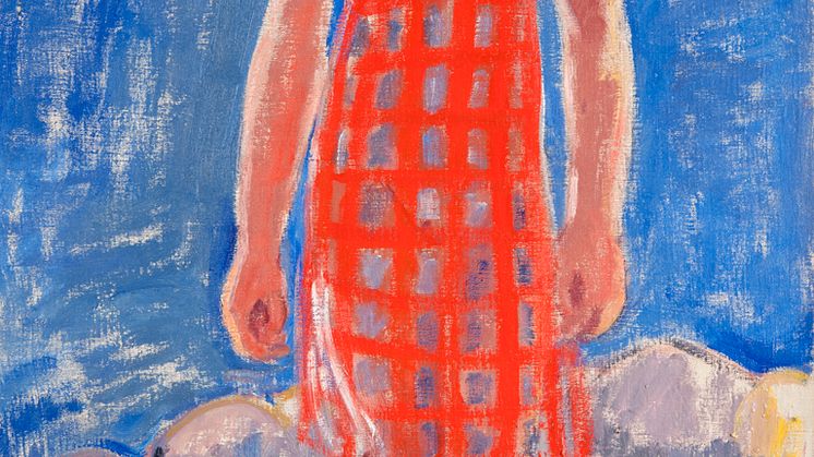 Mollie Faustman, Flicka mot blått vatten, 1920-tal