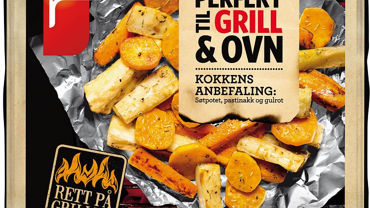 Perfekt til grill og ovn- rotgrønnsaker og søtpotet