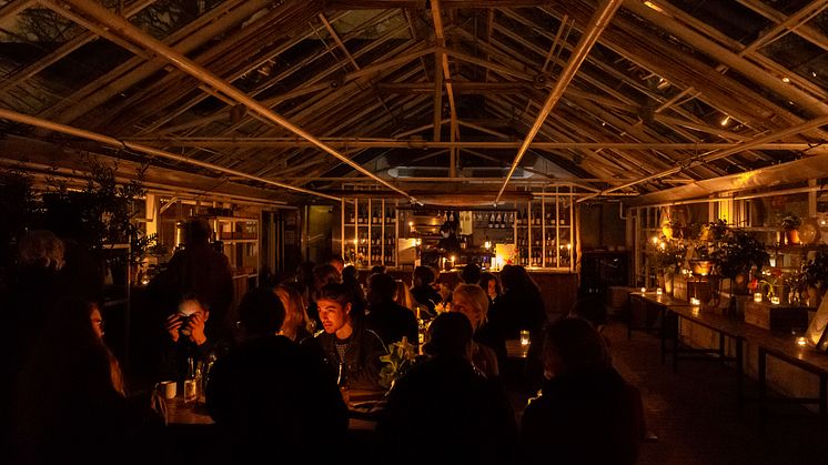 Rosensdals Trädgård släcker ner under Earth Hour. Foto: Johan Danielson 