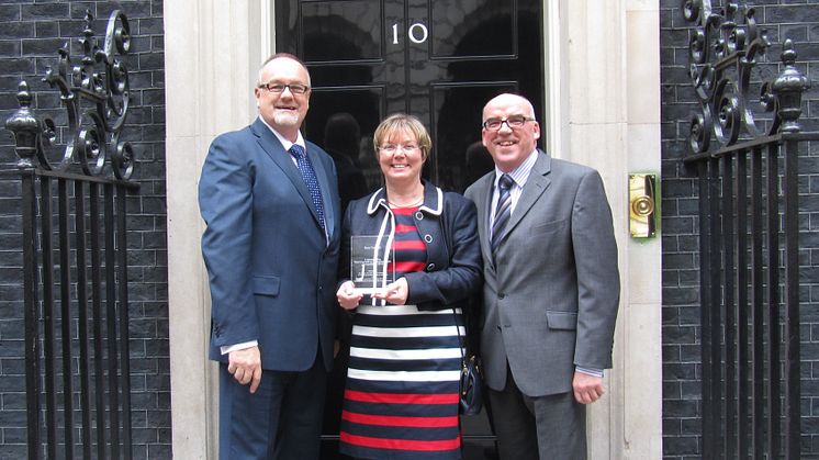 Bury picks up national award at Downing Street