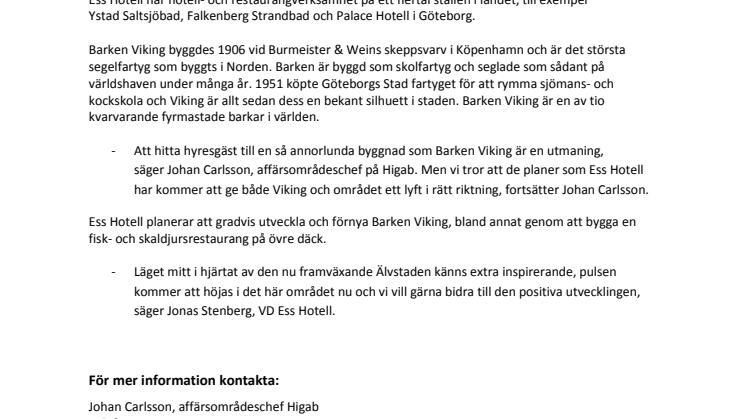 Barken Viking i ny regi