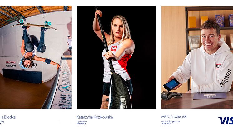 Trzech polskich sportowców dołącza do Team Visa ogłoszonego na Igrzyska Olimpijskie i Paraolimpijskie  w Tokyo 2020
