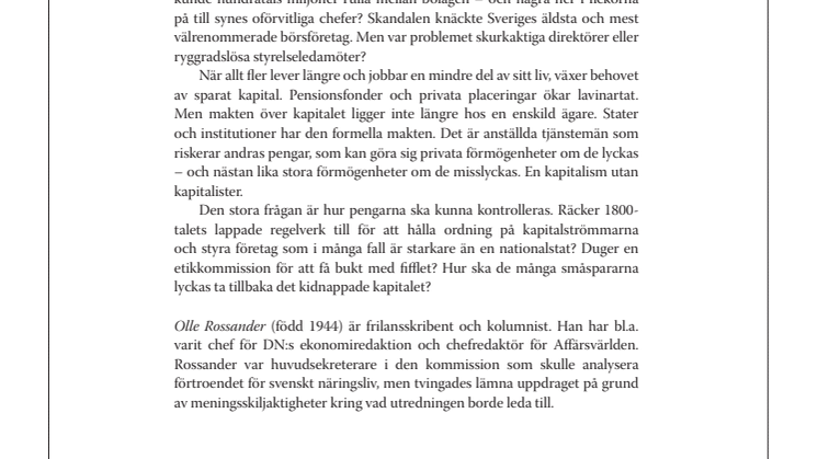 En initierad granskning av den nya kapitalismen