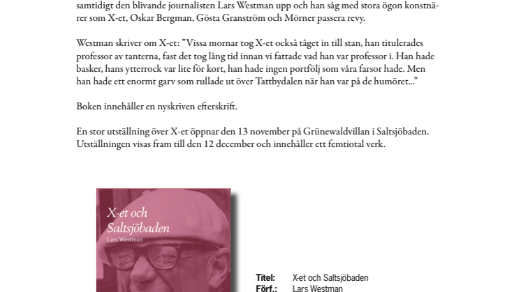 Ny upplaga av X-et och Saltsjöbaden