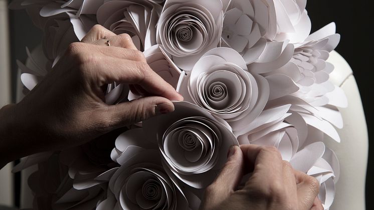 Handmade paper rose