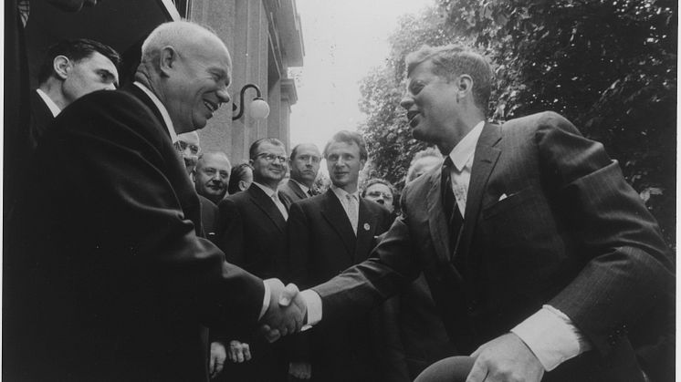 Nikita Chrusjtjov och John F Kennedy