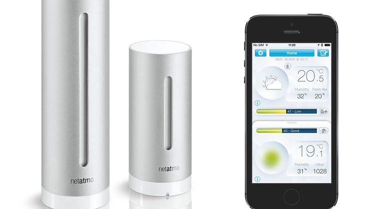 NetAtmo Klimatstation - mobil