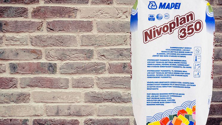 Mapei lanserar Nivoplan 350 på den svenska marknaden!