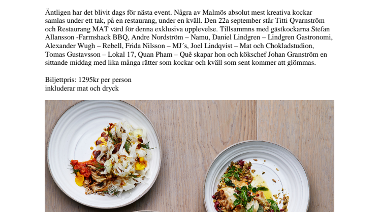 Malmö cooking