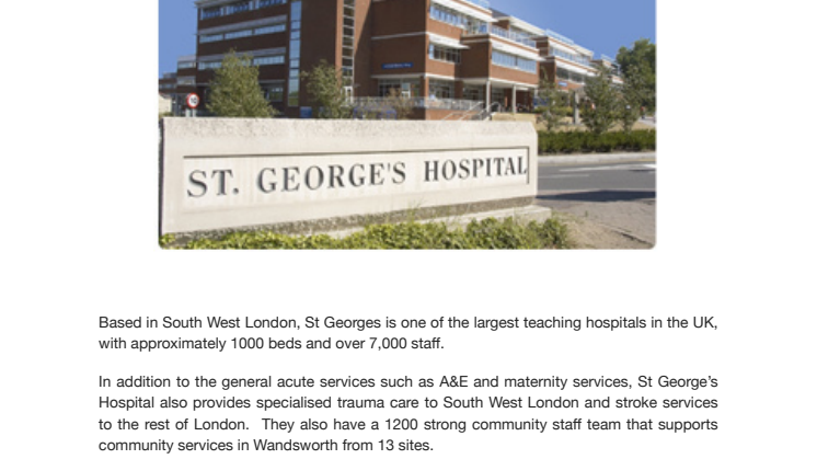 St Georges NHS Trust rolls out EDM using the intuitive 'Unity' solution provided by Fortrus