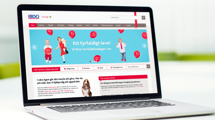 Ny externwebb till BDO
