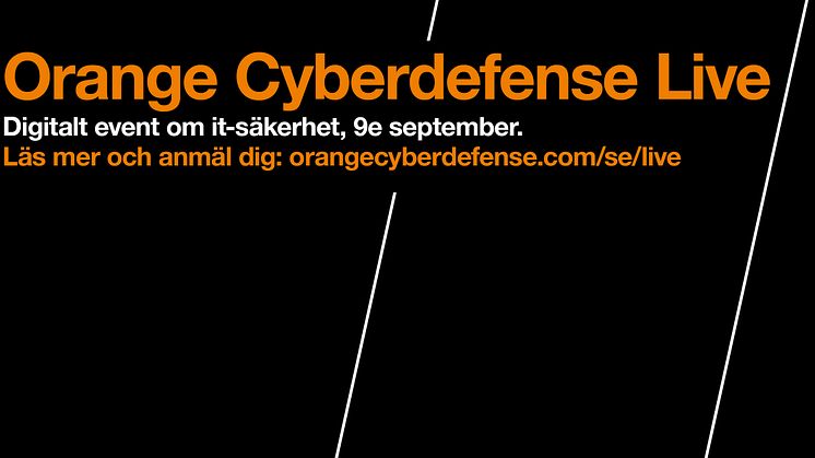 Orange Cyberdefense Live Sweden