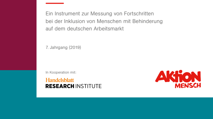 Studie Inklusionsbaromter 2019