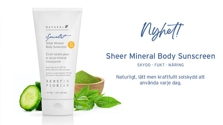 Nu är den här - naturligt solskydd för kroppen!