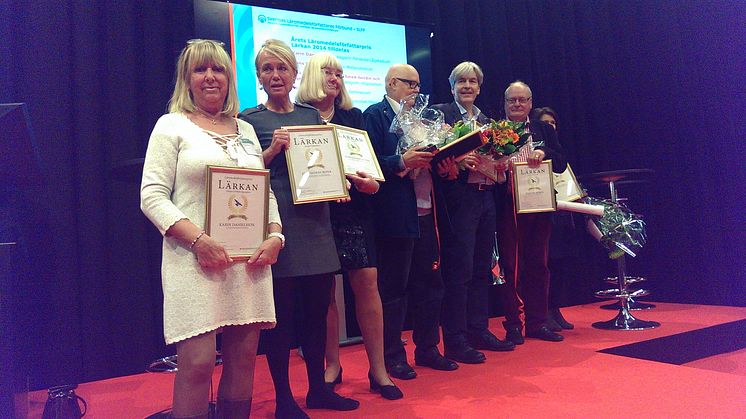 Gleerups författare får läromedelspris Lärkan 2014