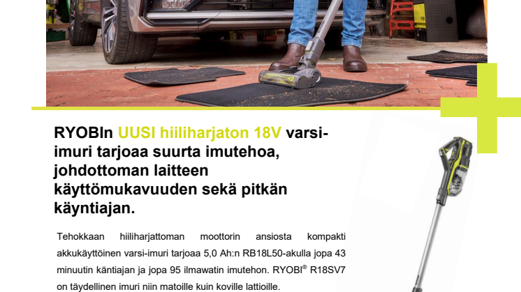 Viimeinkin varsi-imuri, josta ei lopu teho kesken