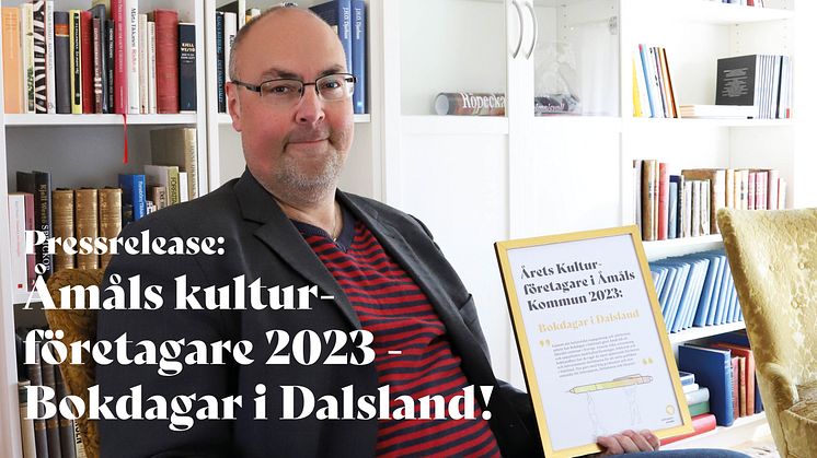Åmåls kulturföretagare 2023 - Bokdagar i Dalsland!