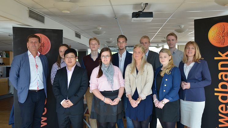 Stipendieutdelning Sparbanksstiftelsen Alfas internationella stipendiefond för Högskolan i Jönköping