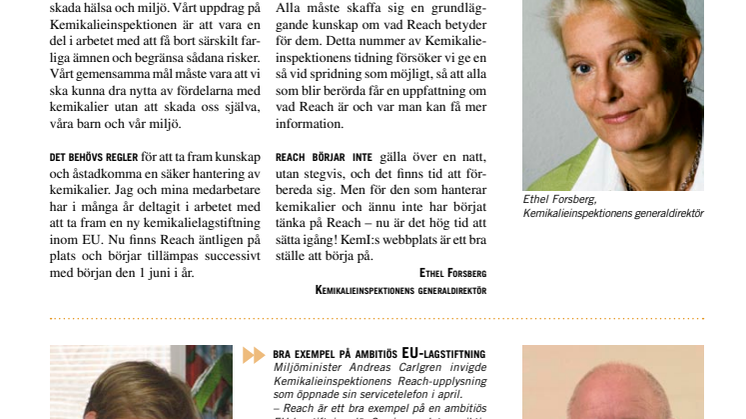Aktuellt från KemI, nummer 2/2007
