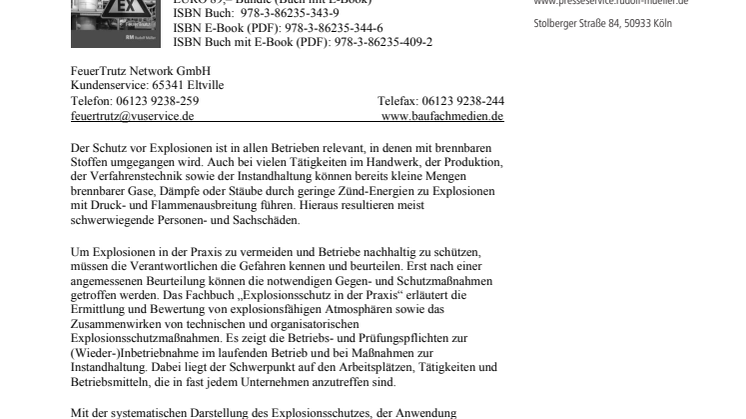 Explosionsschutz in der Praxis