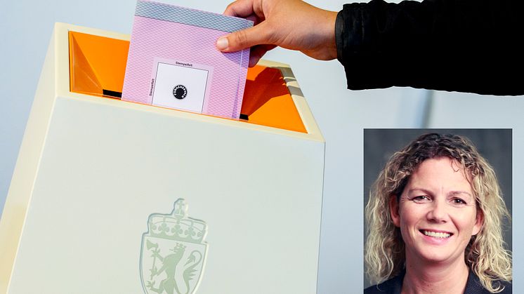 Odds på lokalvalg kan, direkte eller indirekte, påvirke hvem som får makten i din kommune, skriver Norsk Tippings kommunikasjonsdirektør,Tonje Sagstuen (innfelt). Foto: Vegard Wivestad Grøtt /NTB Wcanpix/NPK
