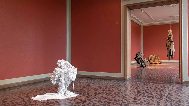 Fra Hanne Friis' utstilling Sirkulasjon på Vigelandmuseet i 2022. 