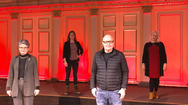 Helena Wessman, Noomi Hedlund, Nils Landgren, Ella-Kari-Norberg. Foto Musikaliska.