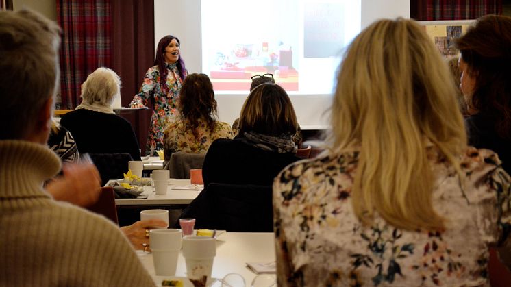 Inredaren Madeleine Gesar föreläser på #HappyTalks på Park Inn by Radisson Uppsala