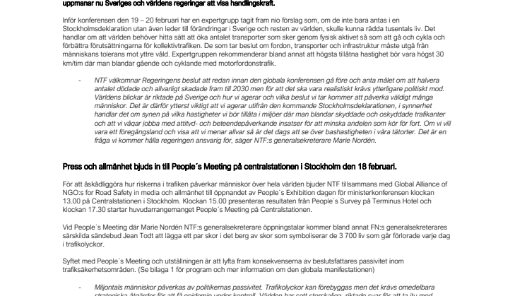 3 700 dör varje dag – det är dags att agera…