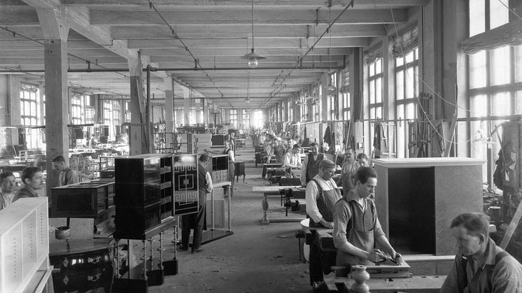 1929 NK verkstad snickerilokal Foto Sörmlands museum
